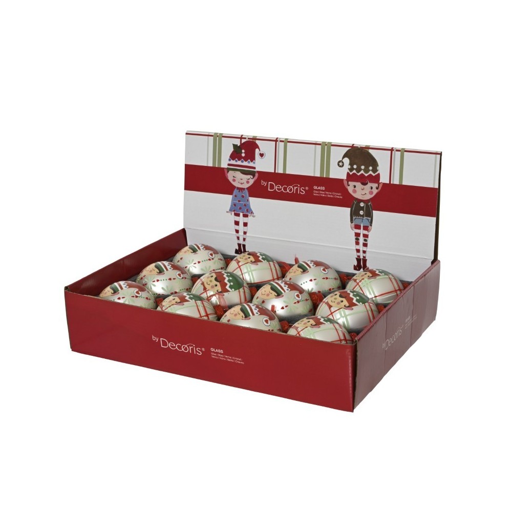 SFERA VETRO ELFO 2 ASSORTITI D.8